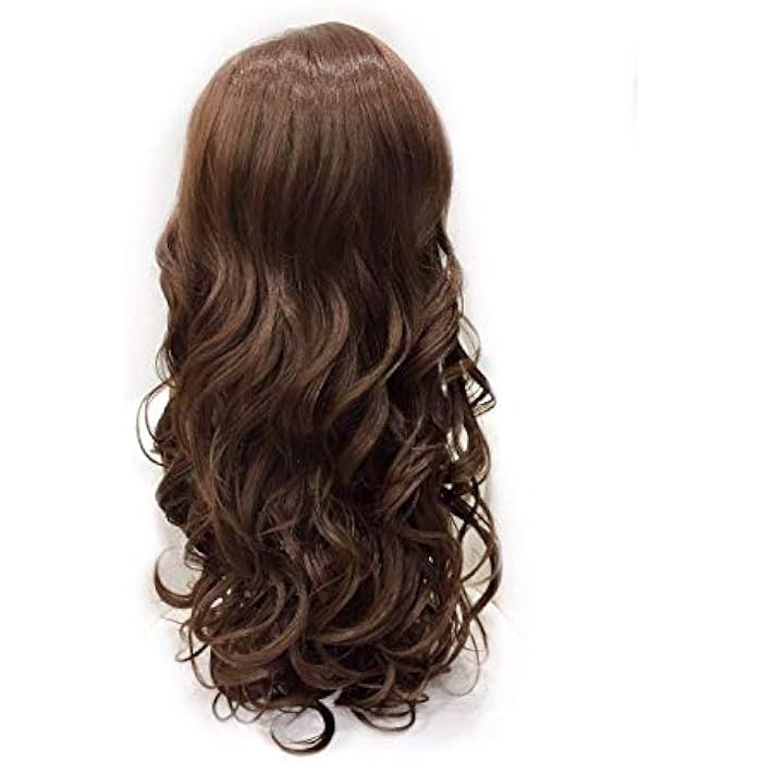 DILLARDS Fashion Lace Front Long Curly High Heat Wig For Women-Brown - Image 4